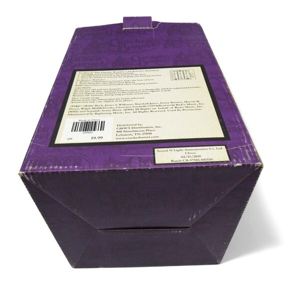 CRACKER BARREL Dalmation Plush Firefighter Singing And Dancing Firefighter 10" B - Picture 9 of 13